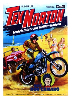 Tex Norton - Teufelsfahrer auf heißen Rädern Comic Nr 3: Die Motorrad-Lady von Bastei